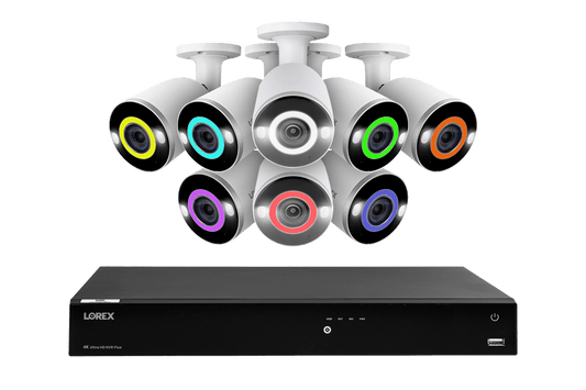 Lorex Fusion 4K 16-Channel 3TB Wired NVR System with 8 Bullet Cameras Featuring Smart Deterrence and 2-Way Talk - Amazon - Lorex Corporation