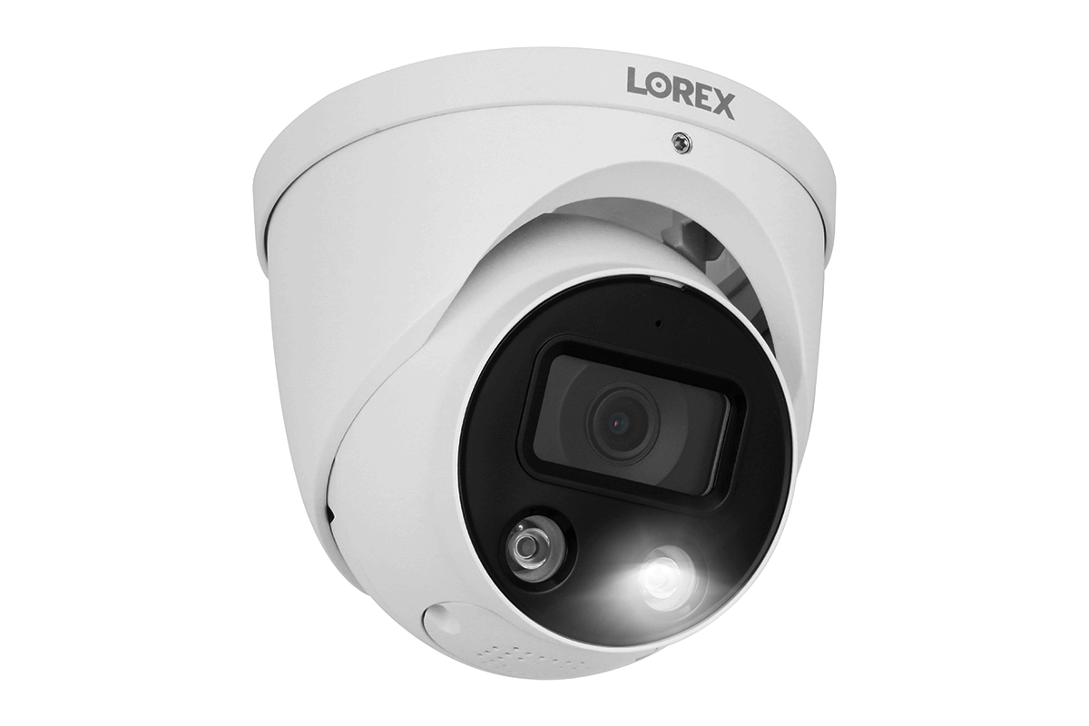 Lorex Fusion 4K 8-Channel 2TB Wired NVR System with Four 4K IP Dome Cameras + Two 2K Wi-Fi Indoor Cameras - Lorex Corporation
