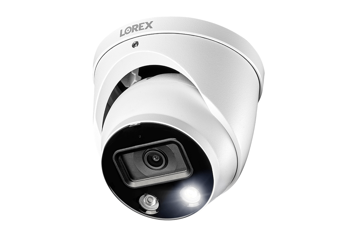 Lorex Fusion 4K 8-Channel 2TB Wired NVR System with Four 4K IP Dome Cameras + Two 2K Wi-Fi Indoor Cameras - Lorex Corporation