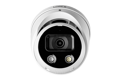 Lorex Fusion 4K 8-Channel 2TB Wired NVR System with Six 4K IP Dome Cameras + 2K Indoor Wi-Fi Security Camera and Wi-Fi Floodlight Camera - Lorex Corporation