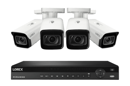 Lorex Nocturnal 3 4K (16 Camera Capable) 4TB NVR System with Smart IP Bullet Security Cameras with Motorized Varifocal Lens - Lorex Corporation