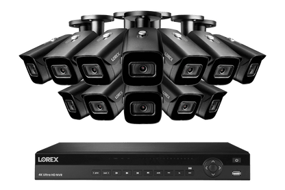 Lorex Nocturnal 3 4K 16-Channel 4TB Wired NVR System with Smart IP Cameras, 30FPS Recording and Listen-in Audio - Lorex Corporation