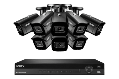 Lorex Nocturnal 3 4K 16-Channel 4TB Wired NVR System with Smart IP Cameras, 30FPS Recording and Listen-in Audio - Lorex Corporation