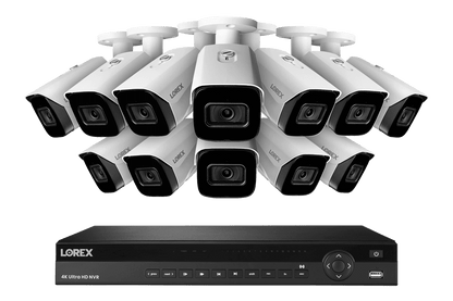 Lorex Nocturnal 3 4K 16-Channel 4TB Wired NVR System with Smart IP Cameras, 30FPS Recording and Listen-in Audio - Lorex Corporation