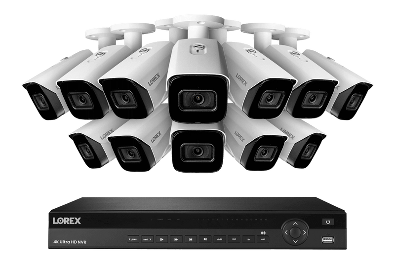 Lorex Nocturnal 3 4K 16-Channel 4TB Wired NVR System with Smart IP Cameras, 30FPS Recording and Listen-in Audio - Lorex Corporation