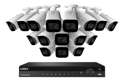 Lorex Nocturnal 3 4K 16-Channel 4TB Wired NVR System with Smart IP Cameras, 30FPS Recording and Listen-in Audio - Lorex Corporation