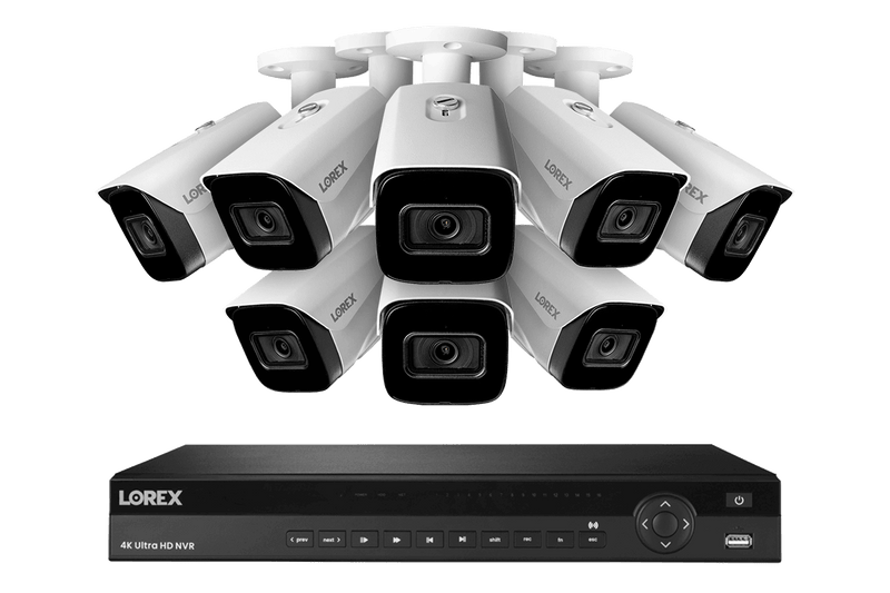 Lorex Nocturnal 3 4K 16-Channel 4TB Wired NVR System with Smart IP Cameras, 30FPS Recording and Listen-in Audio - Lorex Corporation