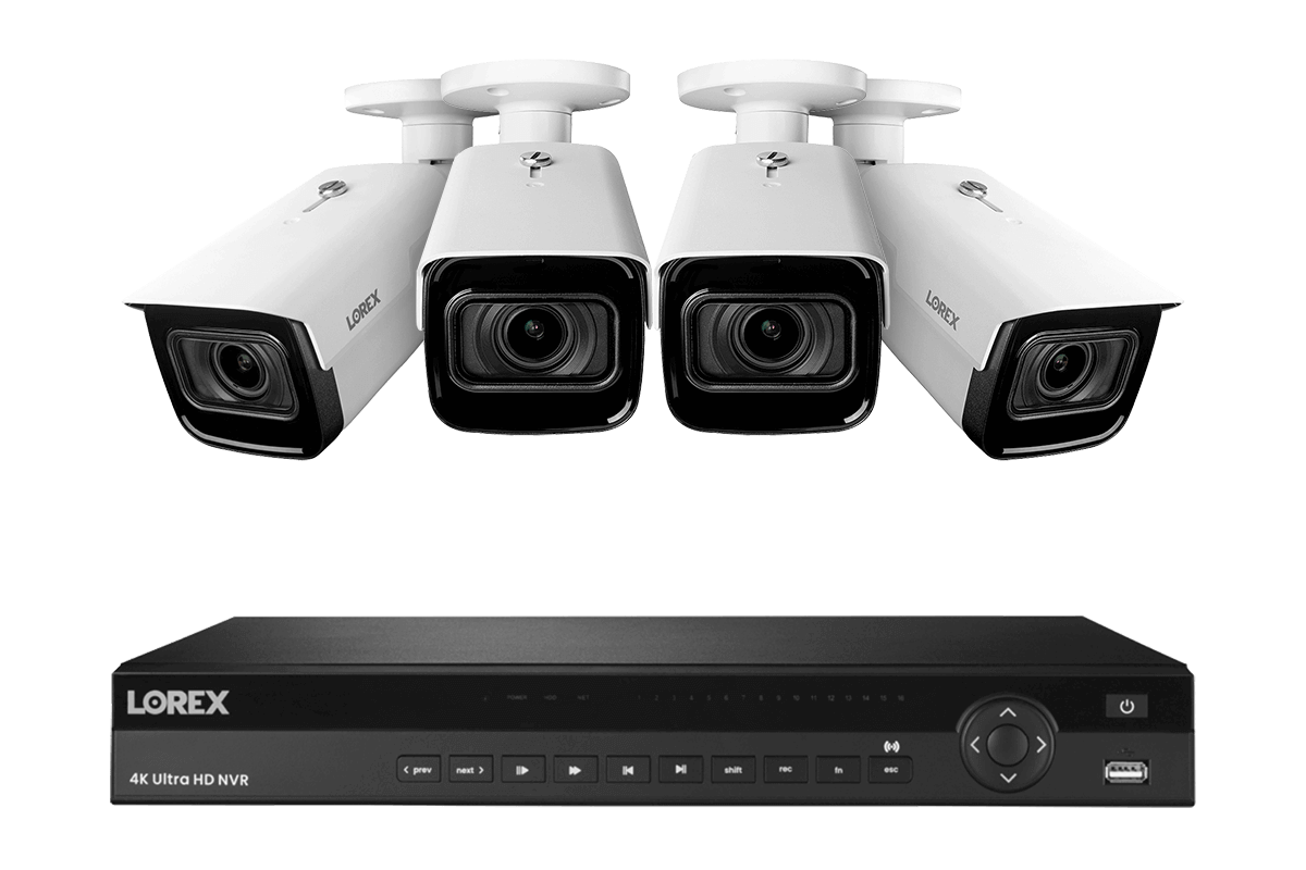 Lorex Nocturnal 3 4K 16-Channel 4TB Wired NVR System with Smart IP Cameras, 30FPS Recording and Motorized Varifocal Zoom Lenses - Lorex Corporation