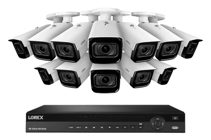 Lorex Nocturnal 3 4K 16-Channel 4TB Wired NVR System with Smart IP Cameras, 30FPS Recording and Motorized Varifocal Zoom Lenses - Lorex Corporation