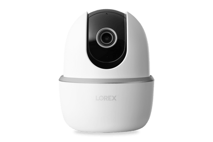 Lorex Smart Home Security Center with 2 Outdoor Cameras, 2 2K Pan-Tilt Indoor Cameras, 2K Doorbell and Floodlight Camera - Lorex Corporation