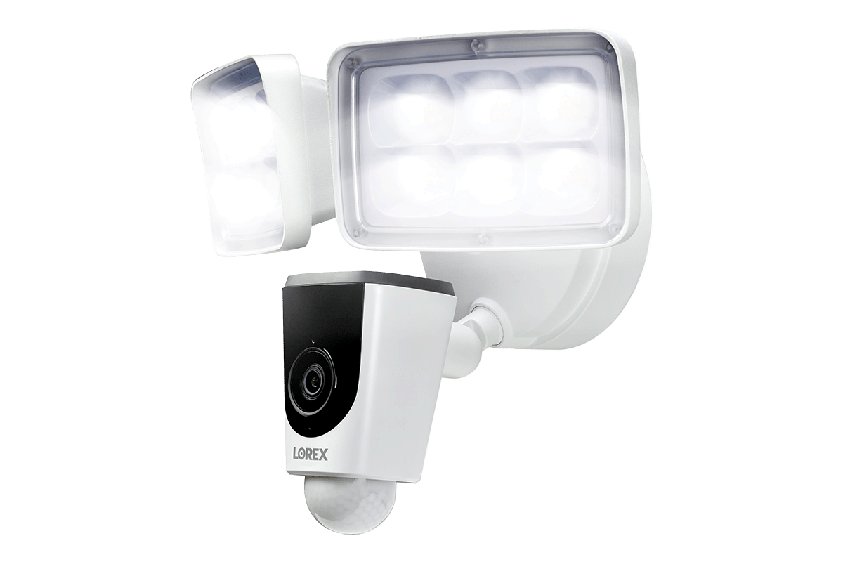 Lorex Smart Home Security Center with Four 1080p Outdoor Wi-Fi Cameras and Wi-Fi Floodlight Camera - Lorex Corporation