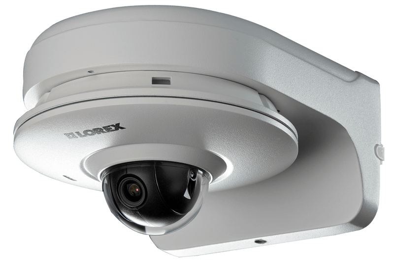 Outdoor Audio HD Pan-Tilt IP Dome Security Camera - Lorex Corporation