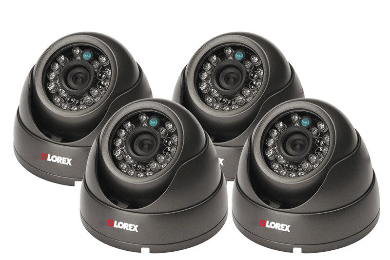 Outdoor security camera varifocal 700TVL domes - 4 Pack - Lorex Corporation