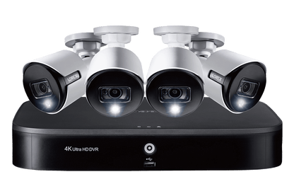Smart 4K 8-channel 2TB DVR with 5MP Deterrence Bullet Cameras - Lorex Corporation