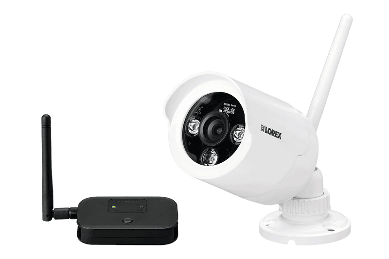 White wireless cameras with night vision (4-pack) - Lorex Corporation