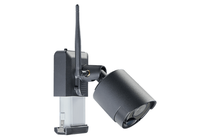 Wire-Free Accessory Camera for Battery Powered, Audio Security Systems (Black Metal) - Lorex Corporation