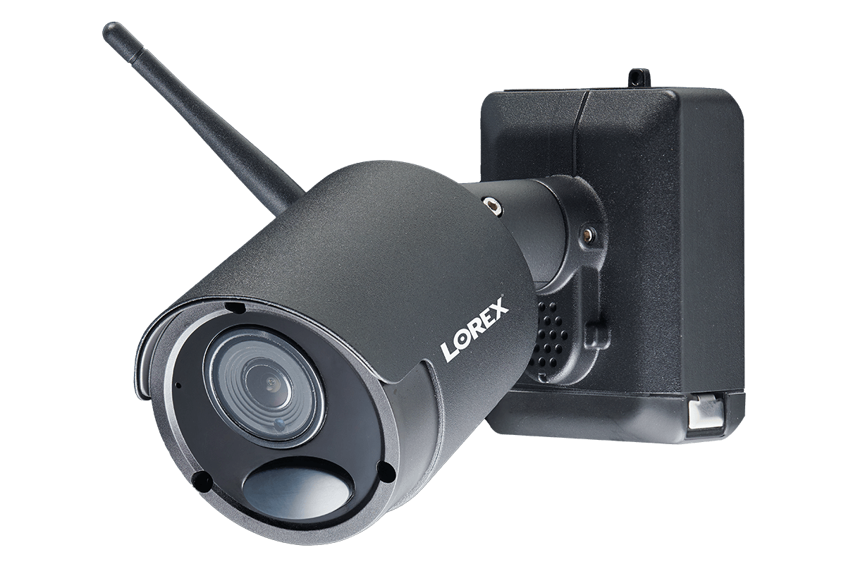 Wire-Free Accessory Camera for Battery Powered, Audio Security Systems (Black Metal) - Lorex Corporation