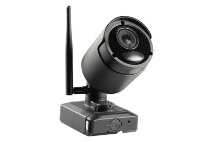 Wire-Free Accessory Camera for Battery Powered, Audio Security Systems (Black Metal) - Lorex Corporation