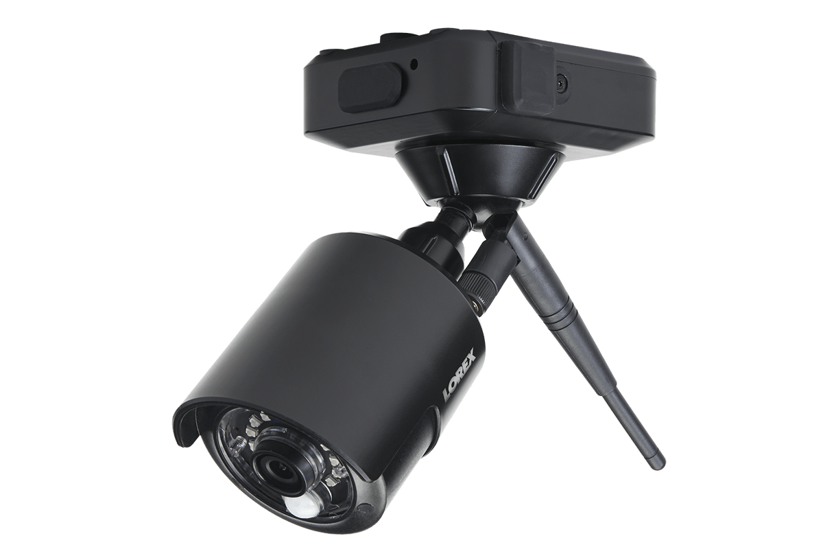 Wire-Free Accessory Camera with Power Pack and 1 USB Receiver (Black, 4-pack) - Lorex Corporation