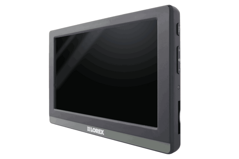Wireless 720p Touch Screen Video Surveillance System with 2 Cameras and 7"" Screen with Mobile Connectivity - Lorex Corporation