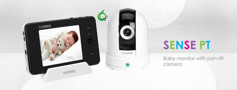 Wireless baby monitor with PTZ camera and 3.5inch monitor - Lorex Corporation