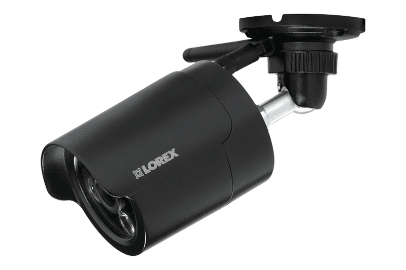 Wireless security camera with night vision (black) - Lorex Corporation