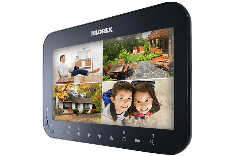 Wireless Video Surveillance System with 7 inch Monitor and 2 Weather-Resistant Cameras - Lorex Corporation